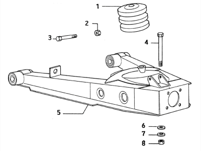 Rear susp arm